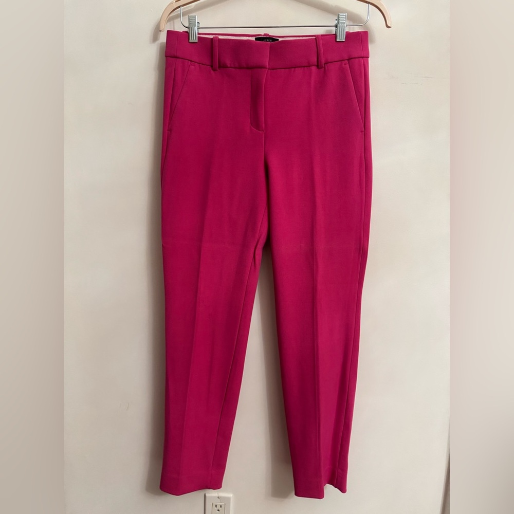 J. Crew Cameron Pink Fushia Women's Trousers Style G9062
